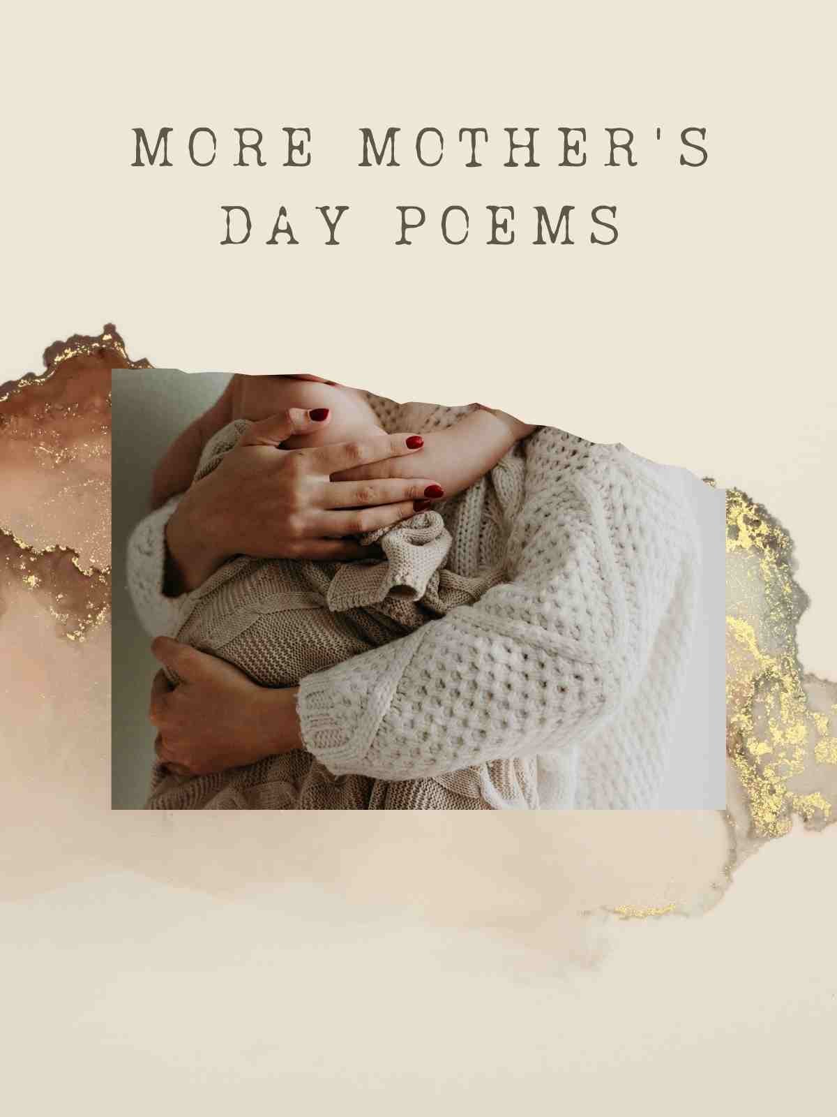Mother's Day poetry for biological moms