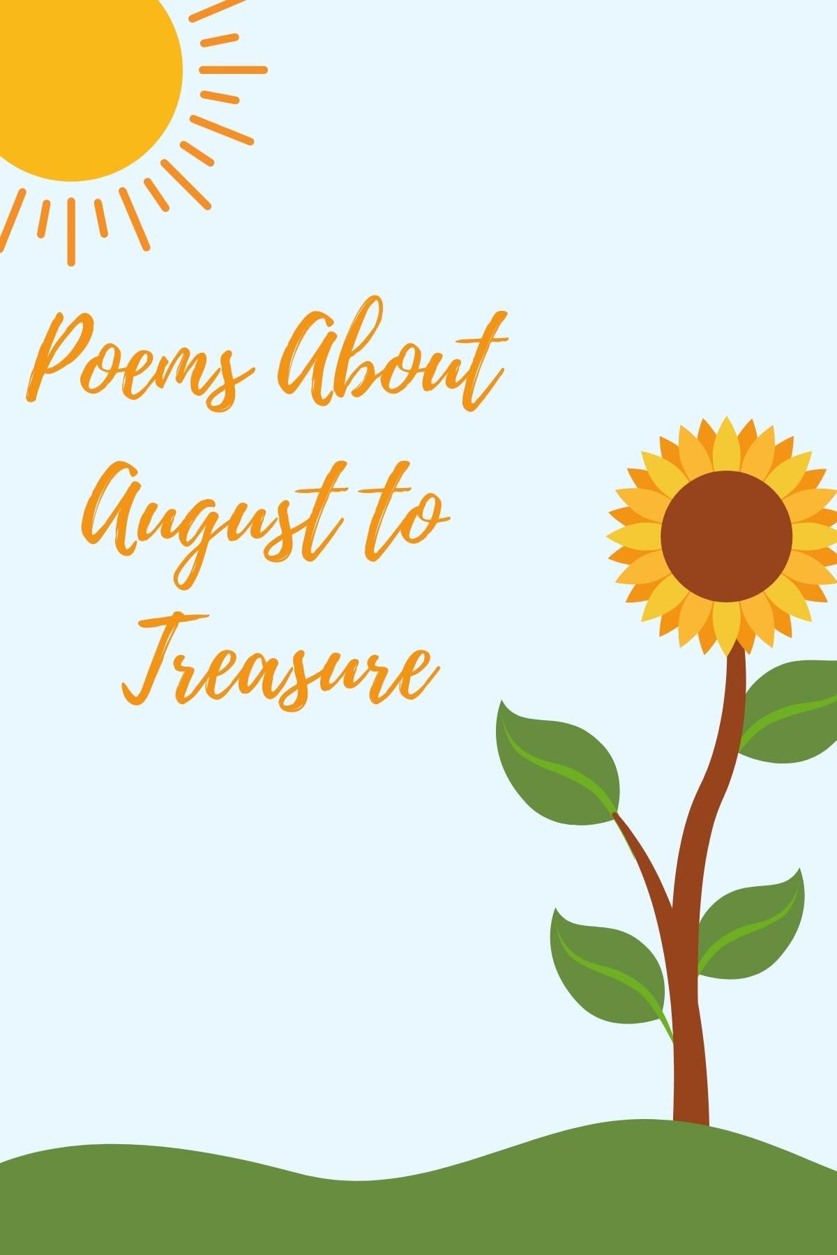 Poems about August to Treasure
