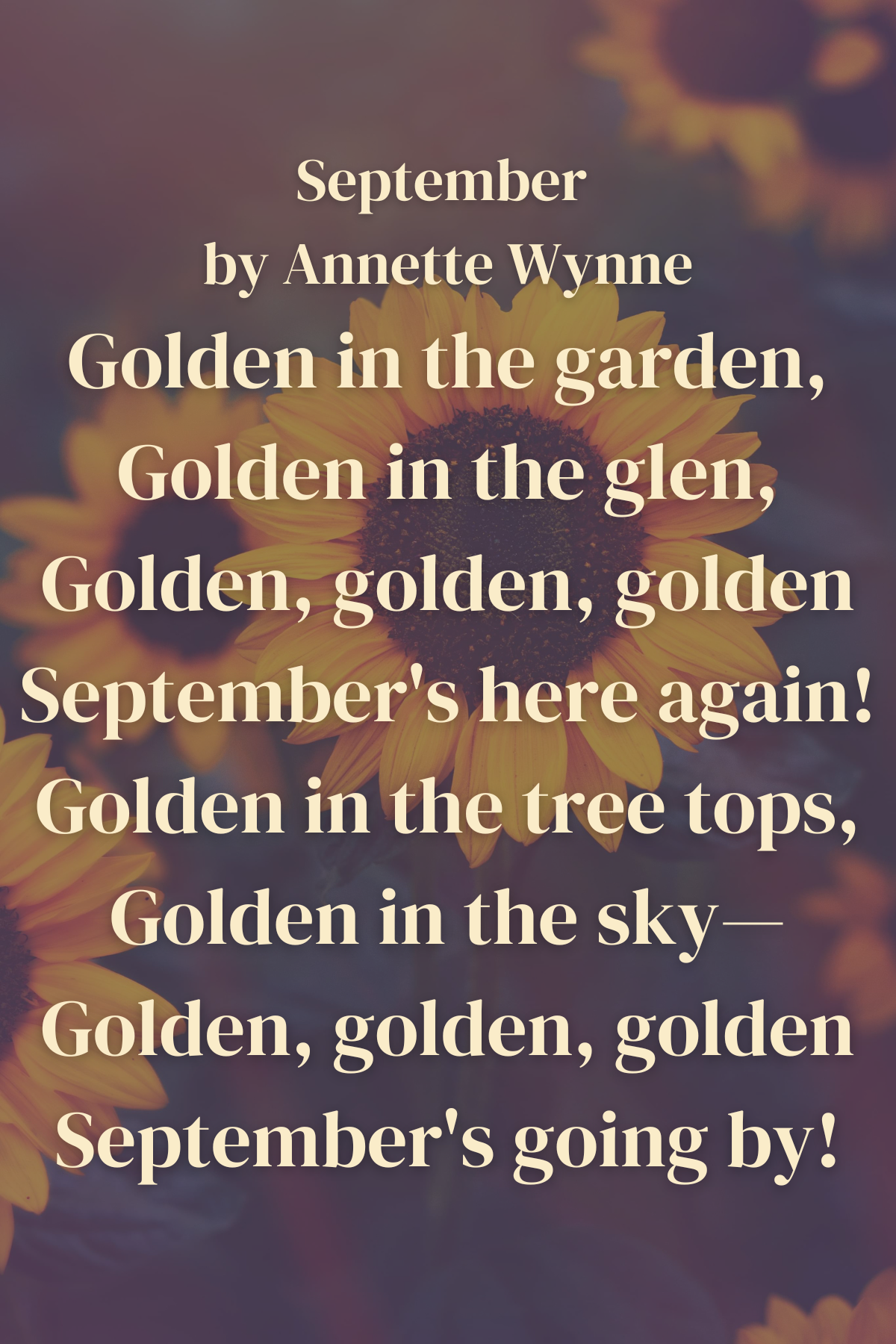 Golden September by Annette Wynne