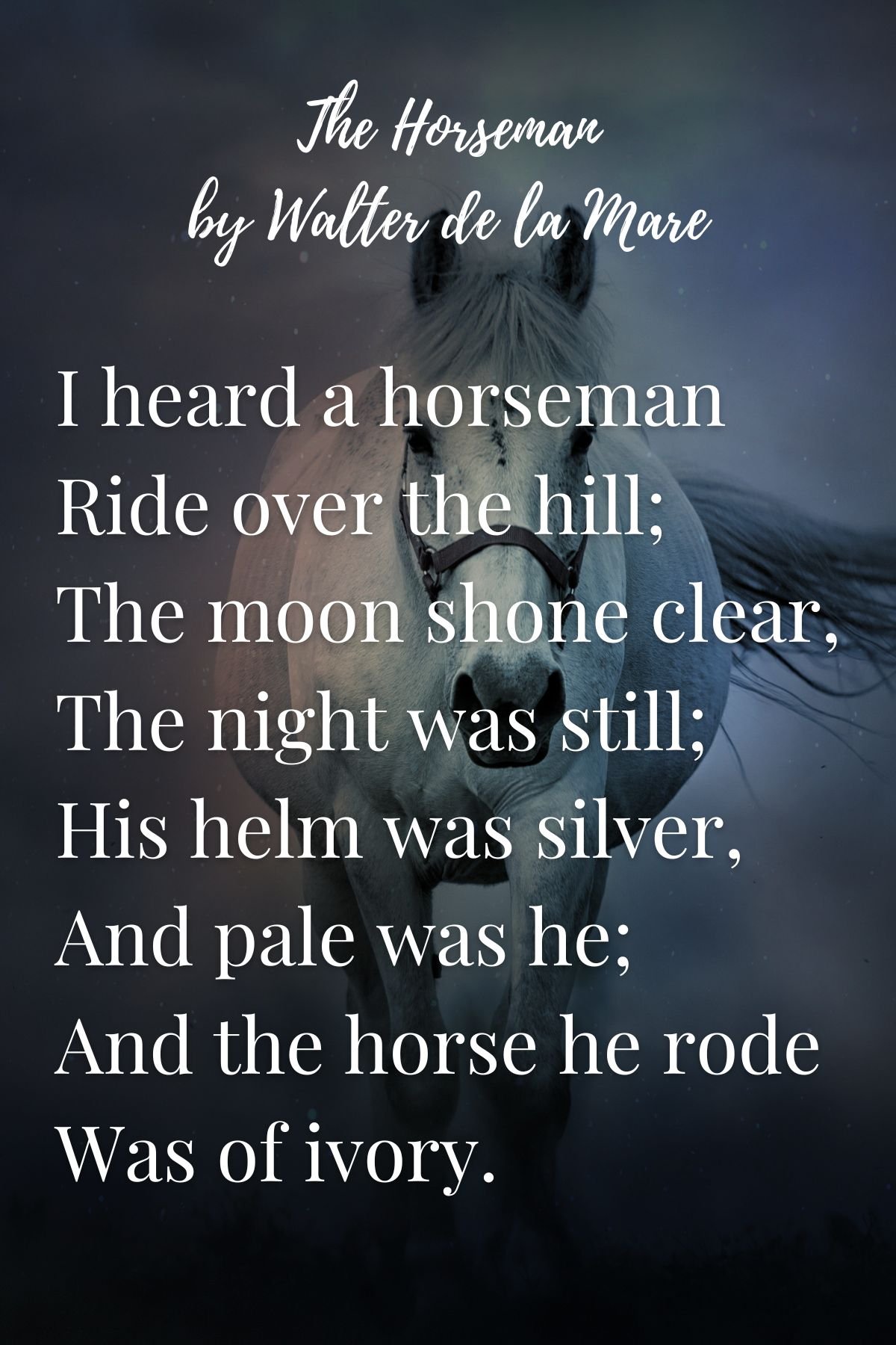 horseman poetry