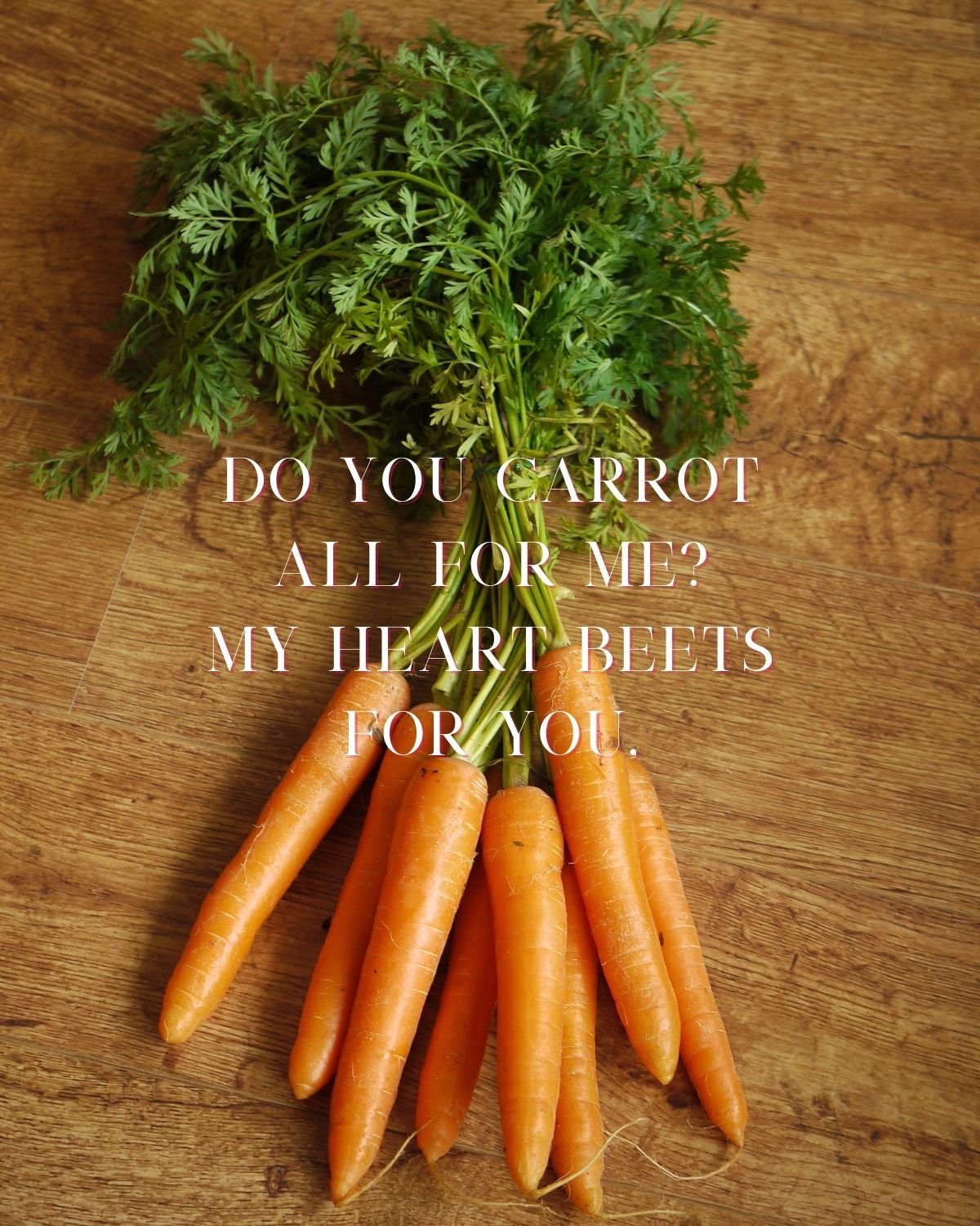 Carrots on a table 