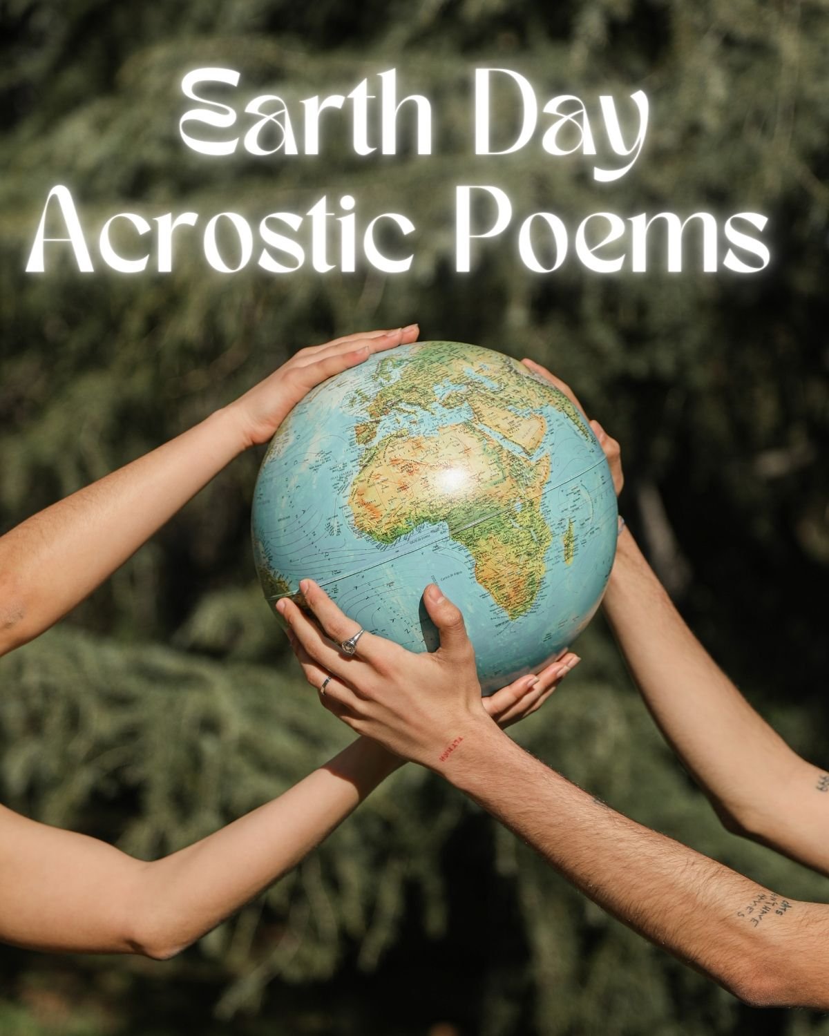 Earth Day Acrostic Poems for Globe loving