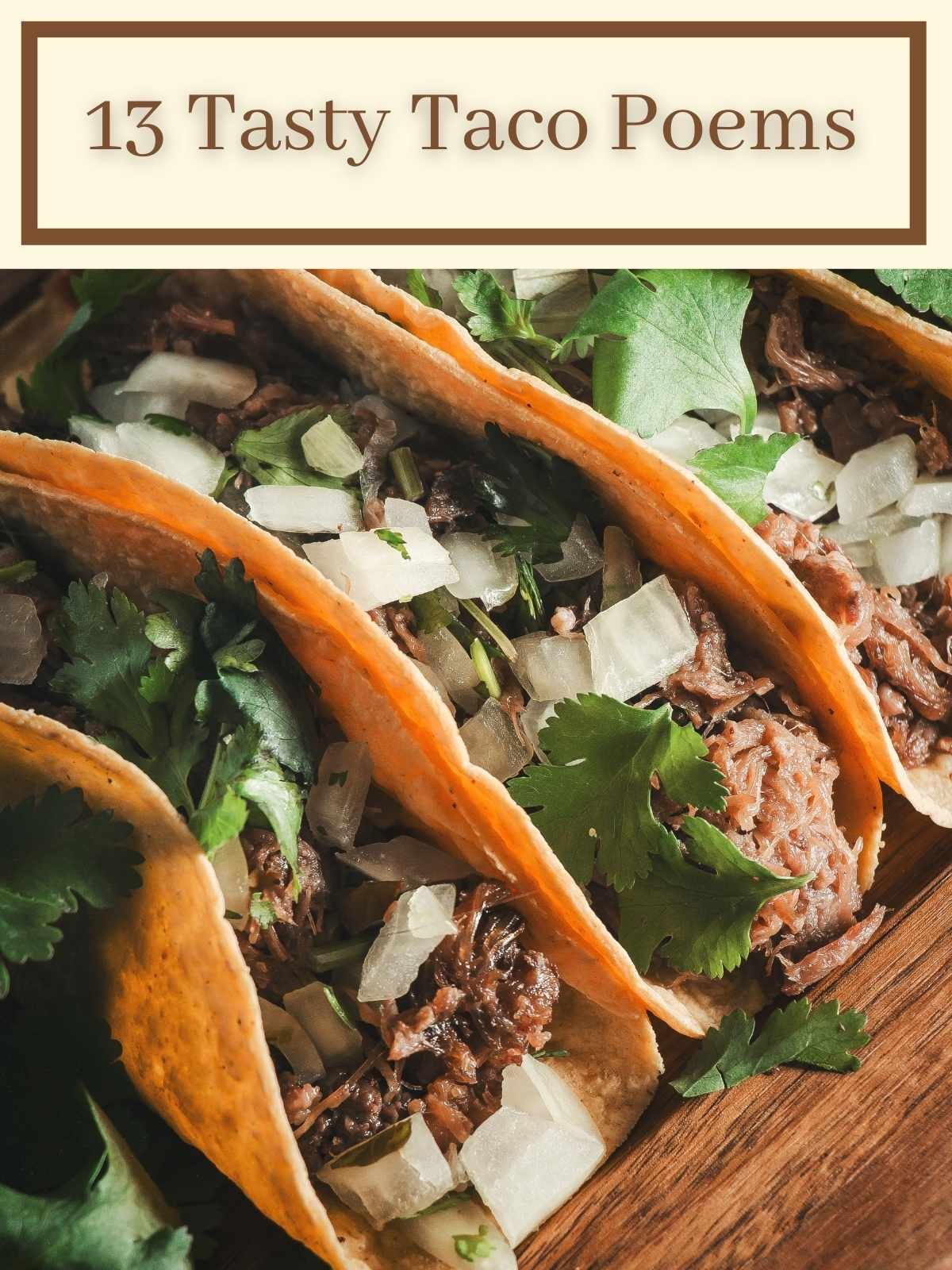 13 Tasty Taco Poems 