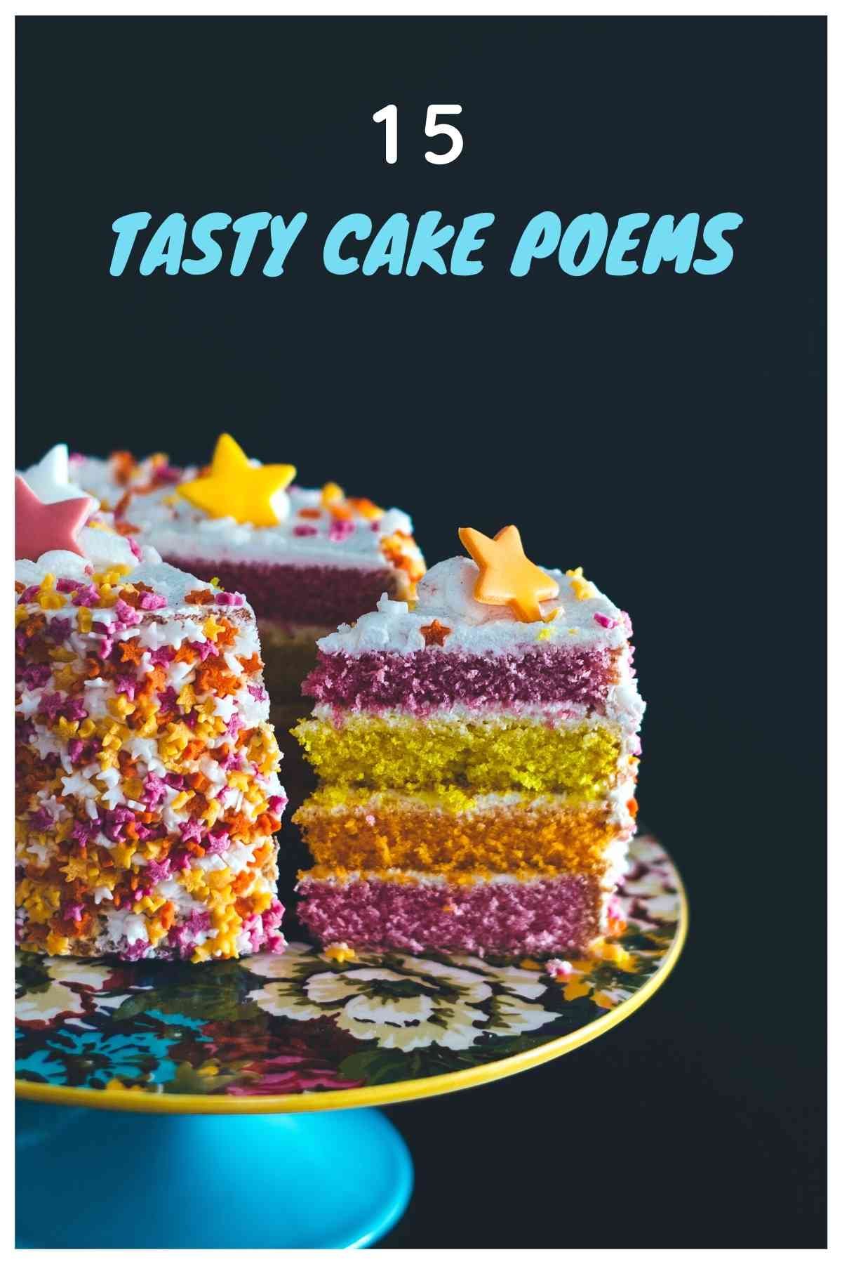 Poems about cake