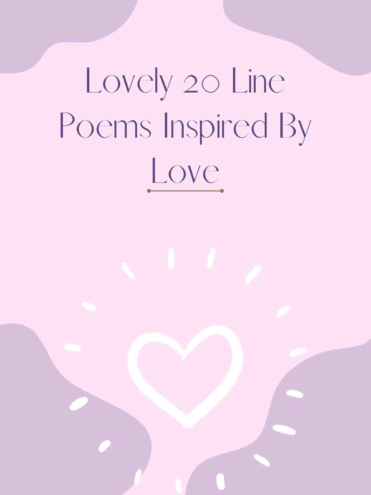 11 Best 20 Line Poems - Aestheticpoems