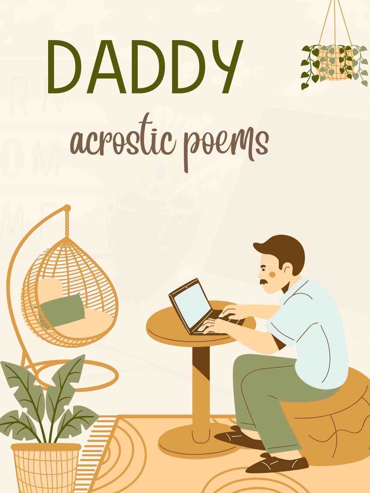 10+ BEST Dad Acrostic Poem & Printables - Aestheticpoems