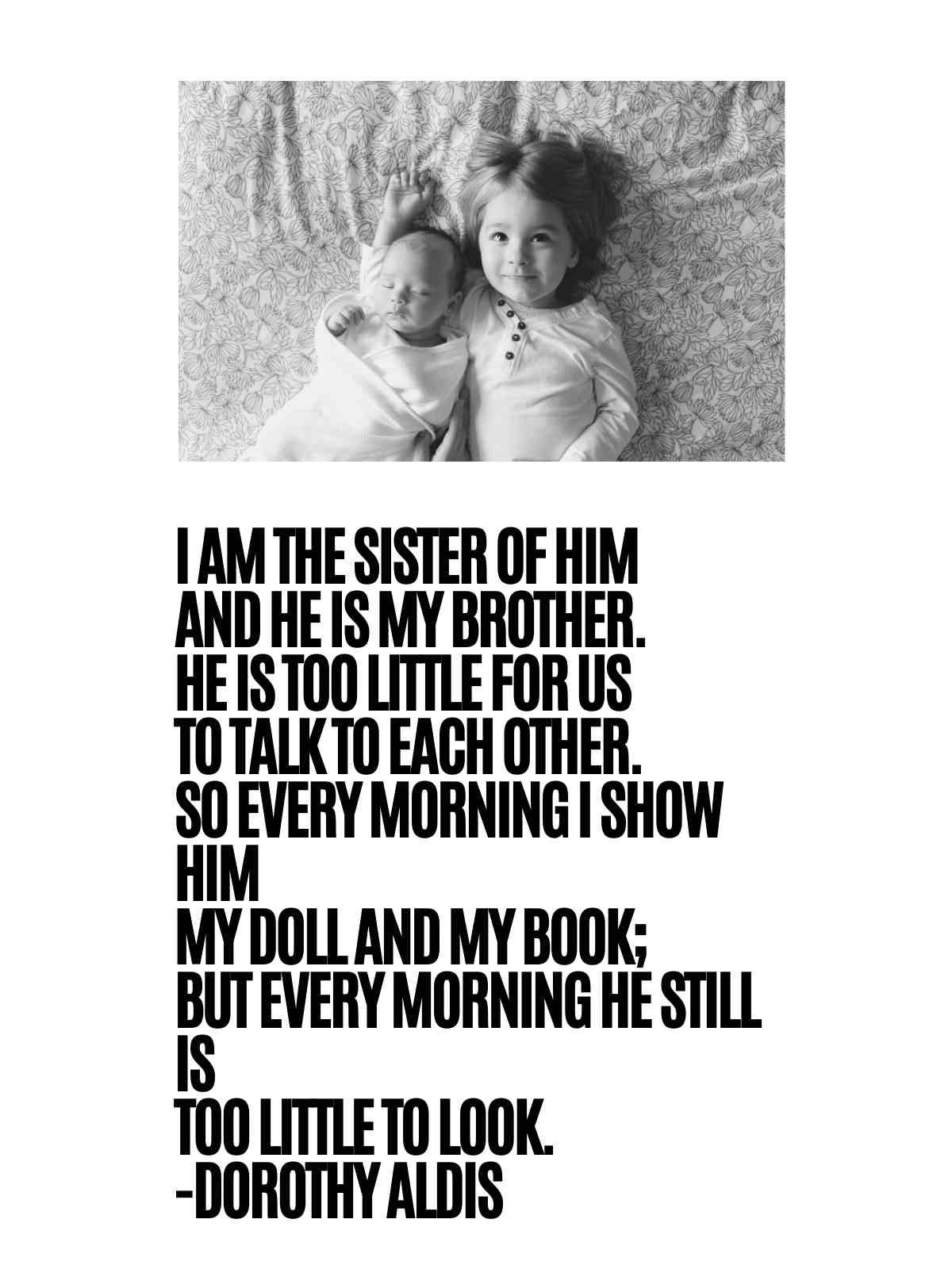 21 Poems About Siblings For Love & Life - Aestheticpoems