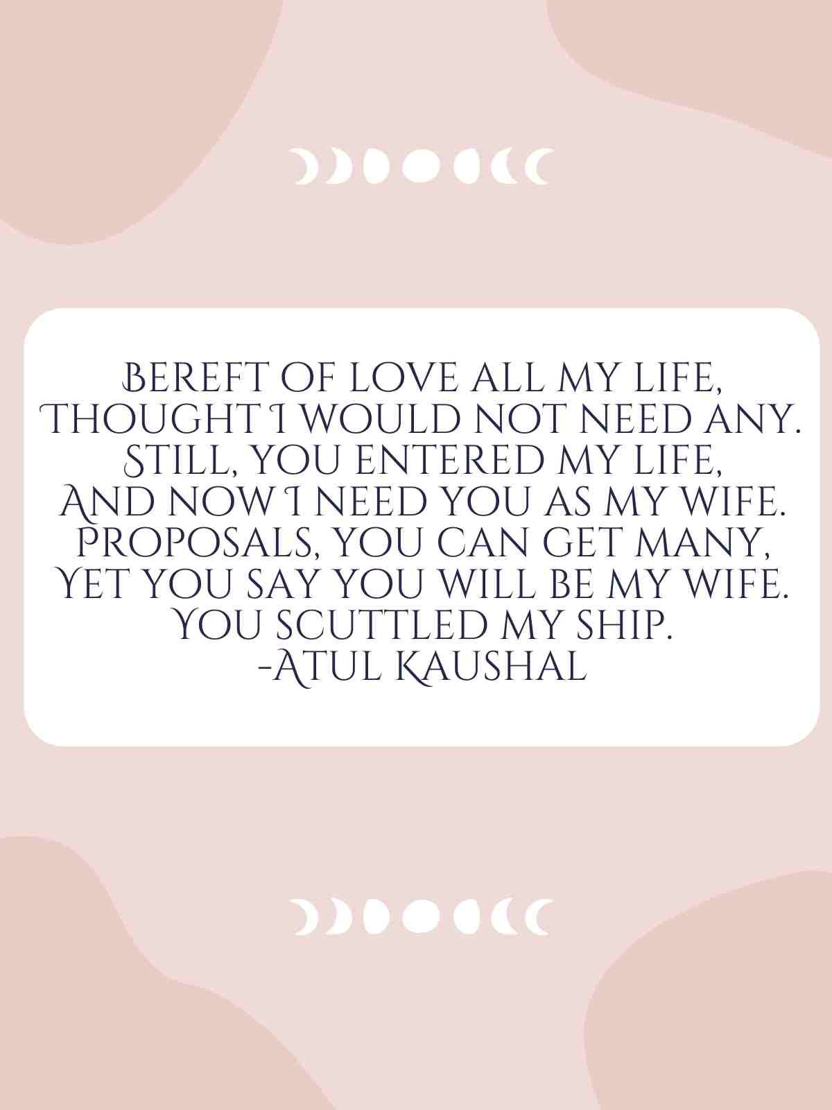 Proposal Poems And Quotes