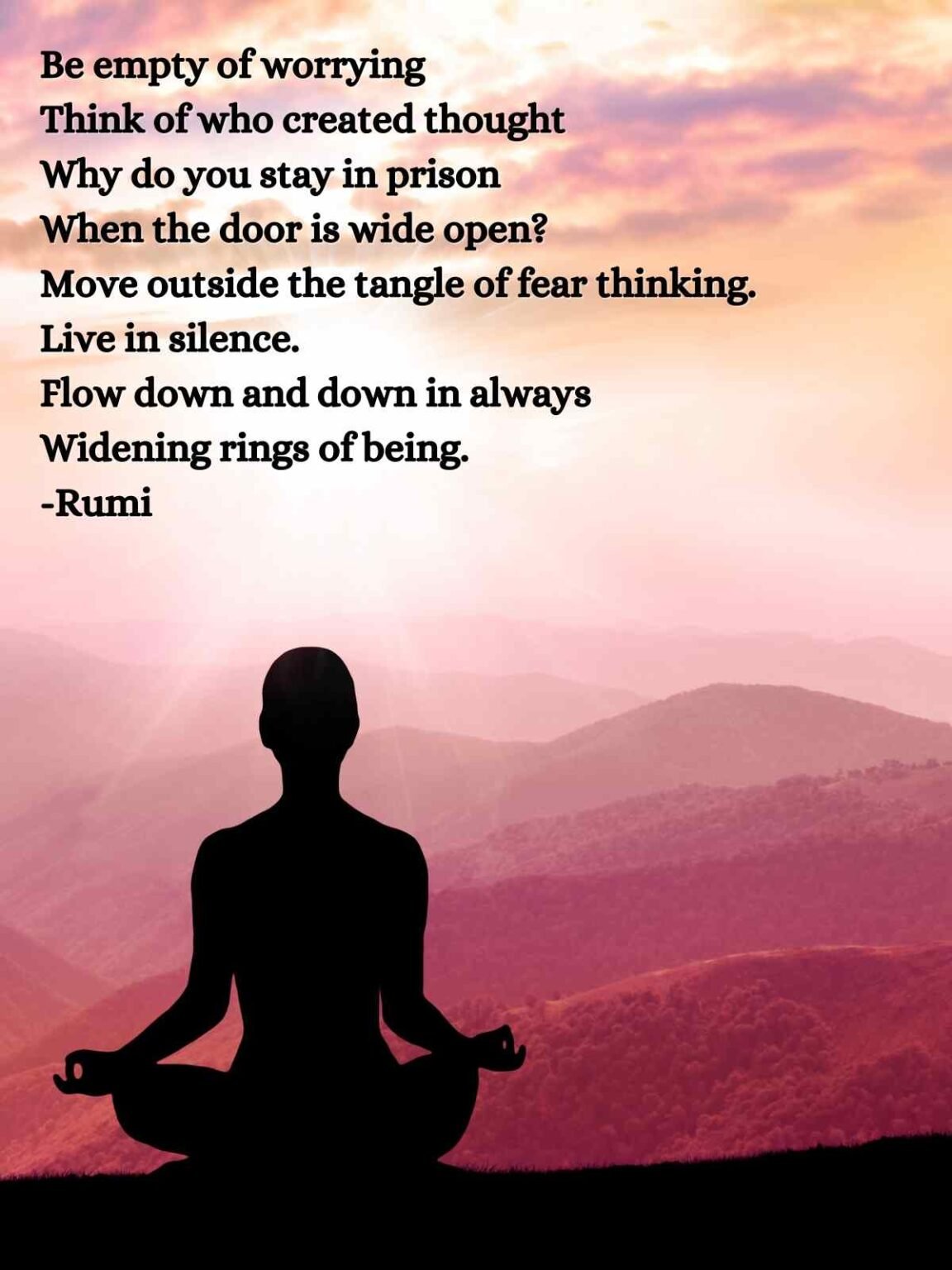 31 Mindfulness Poems For Meditation - Aestheticpoems