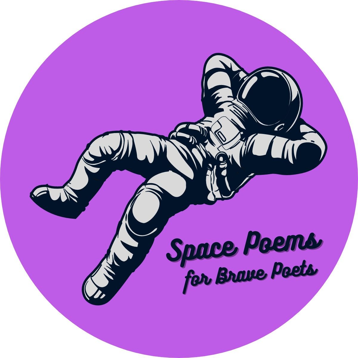 space poems for brave souls astronaut image