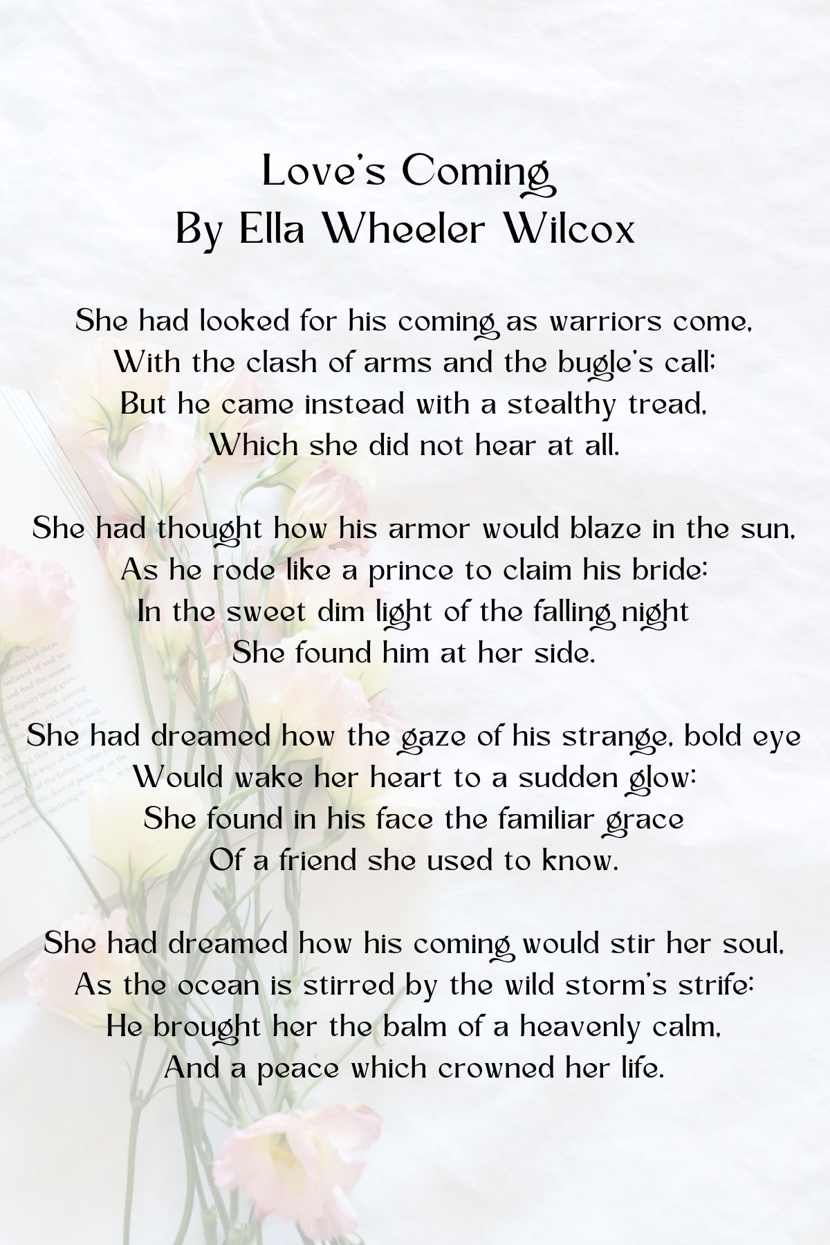 ella wheeler wilcox poem