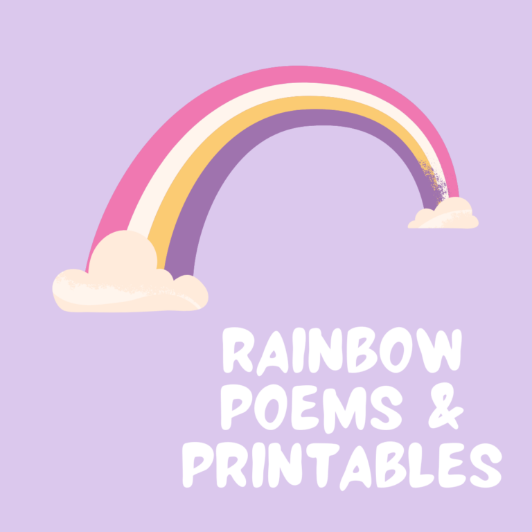 rainbow poems and printables featured image