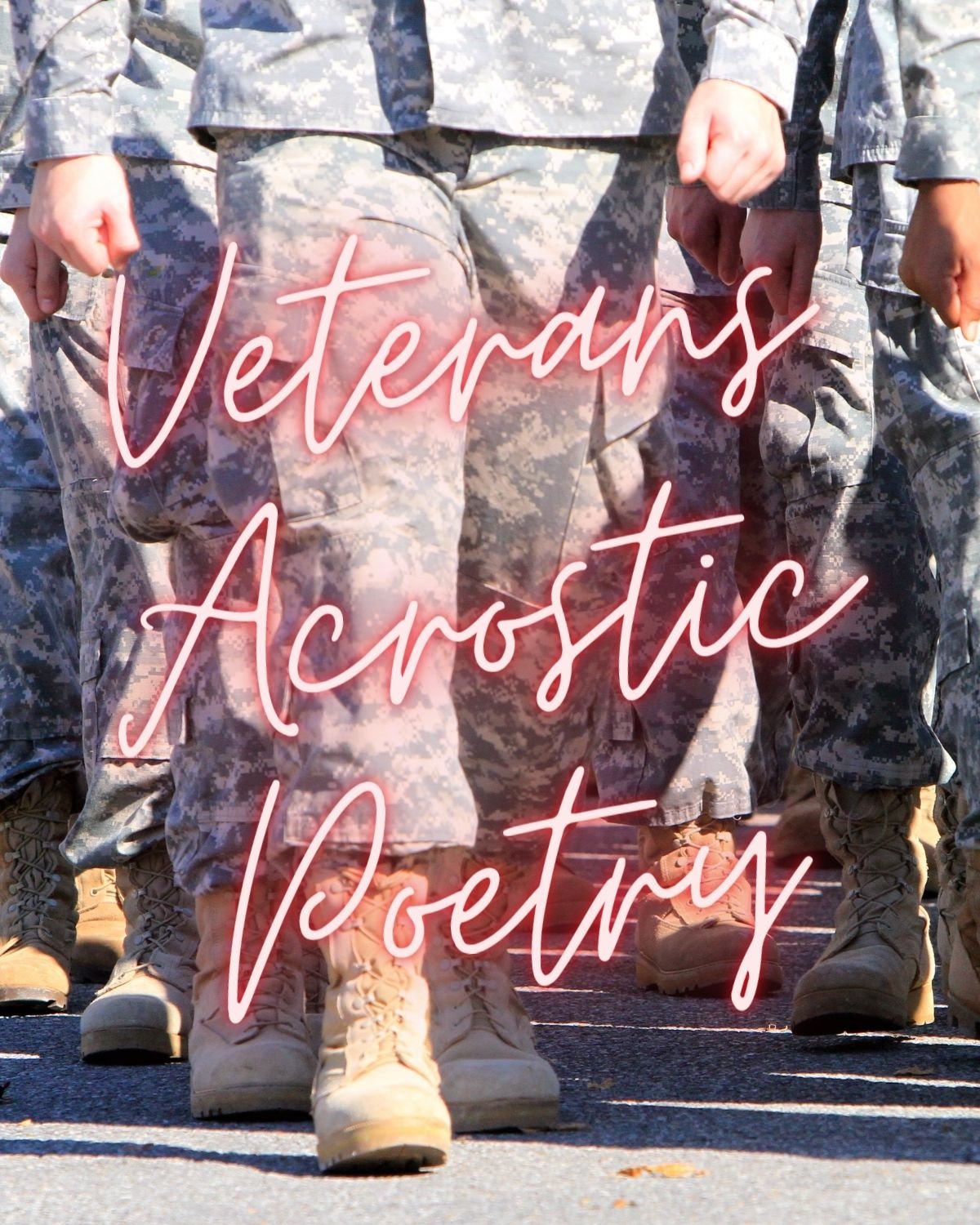 veterans acrostic poem ideas for school and home